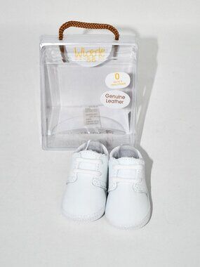Baby Deer Kids White Saddle Oxford Crib Shoes, Infant – 2 mos #0681 883 2020 NWT